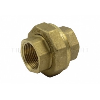 Saskrūve taisna FF, plakana blīve,  misiņš