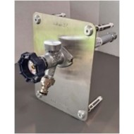 Neaizsalstošs krāns ar pamatplāksni 25cm