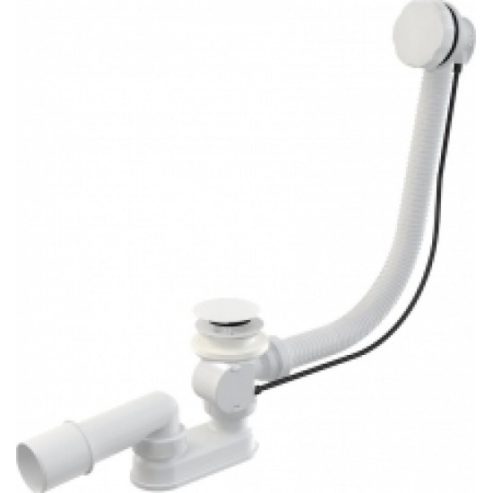 Sifons vannai A55KM-WHITE, L=570, matēts balts