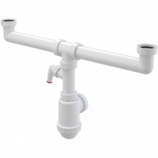 Sifons dubultai izlietnei A448P-DN50/40 1