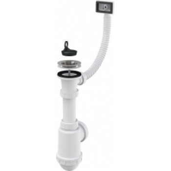 Sifons izlietnei A444-DN50/40 ar NT resti Ø70 un pārplūdi