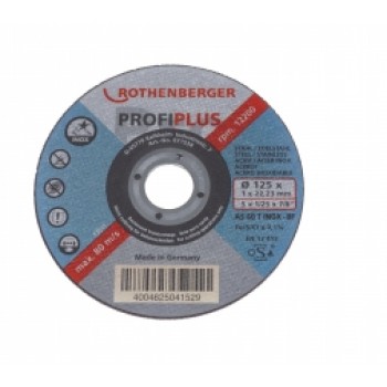Griezējdisks nerūsējošam tēraudam Profi Plus, 125x1.0x22.23