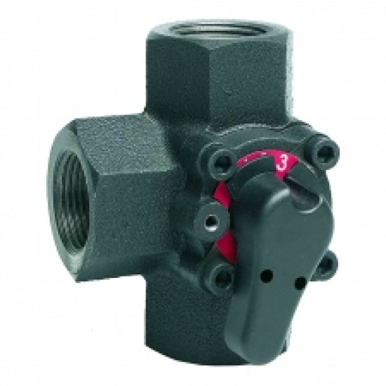 Trīsceļu rotācijas vārsts V5433A, PN6, čuguns