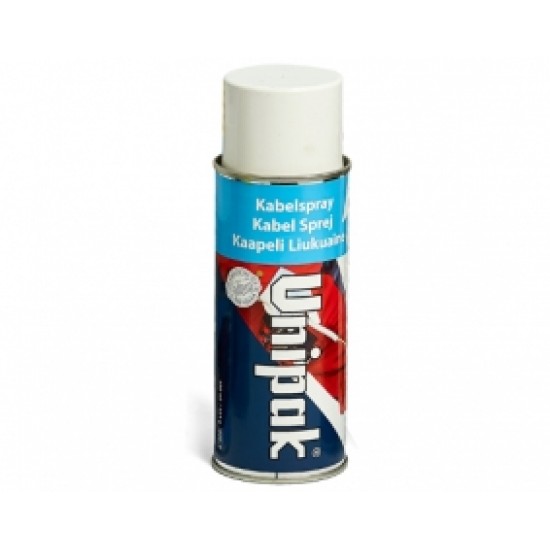 Unipak Cable Spray aerosols kabeļu vilkšanai, ar 30% silikonu 400ml