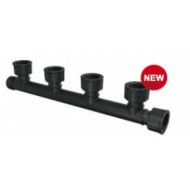 Kolektors ar 4 izvadiem 1"F, slīduzgrieznis