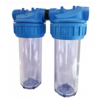 Filtra korpuss FP3 Duplex, 9 3/4"-1",dubults