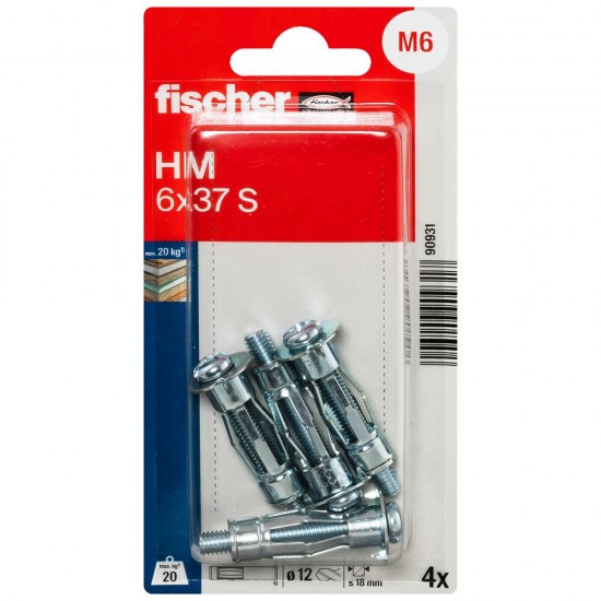 Fischer enkurs, GKP 6x37, 4 gab.