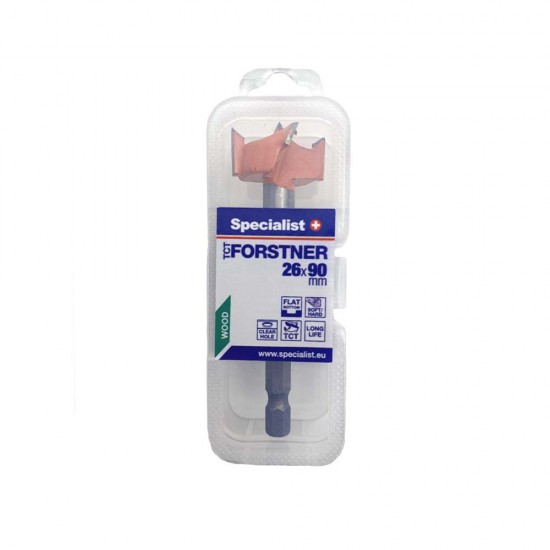 SPECIALIST+ Forstner bit TCT, 26 x 90 mm