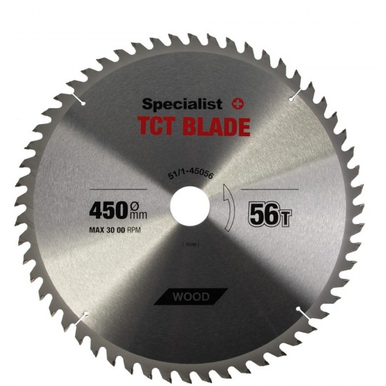 SPECIALIST+ TCT asmens, 450x56Tx50 mm