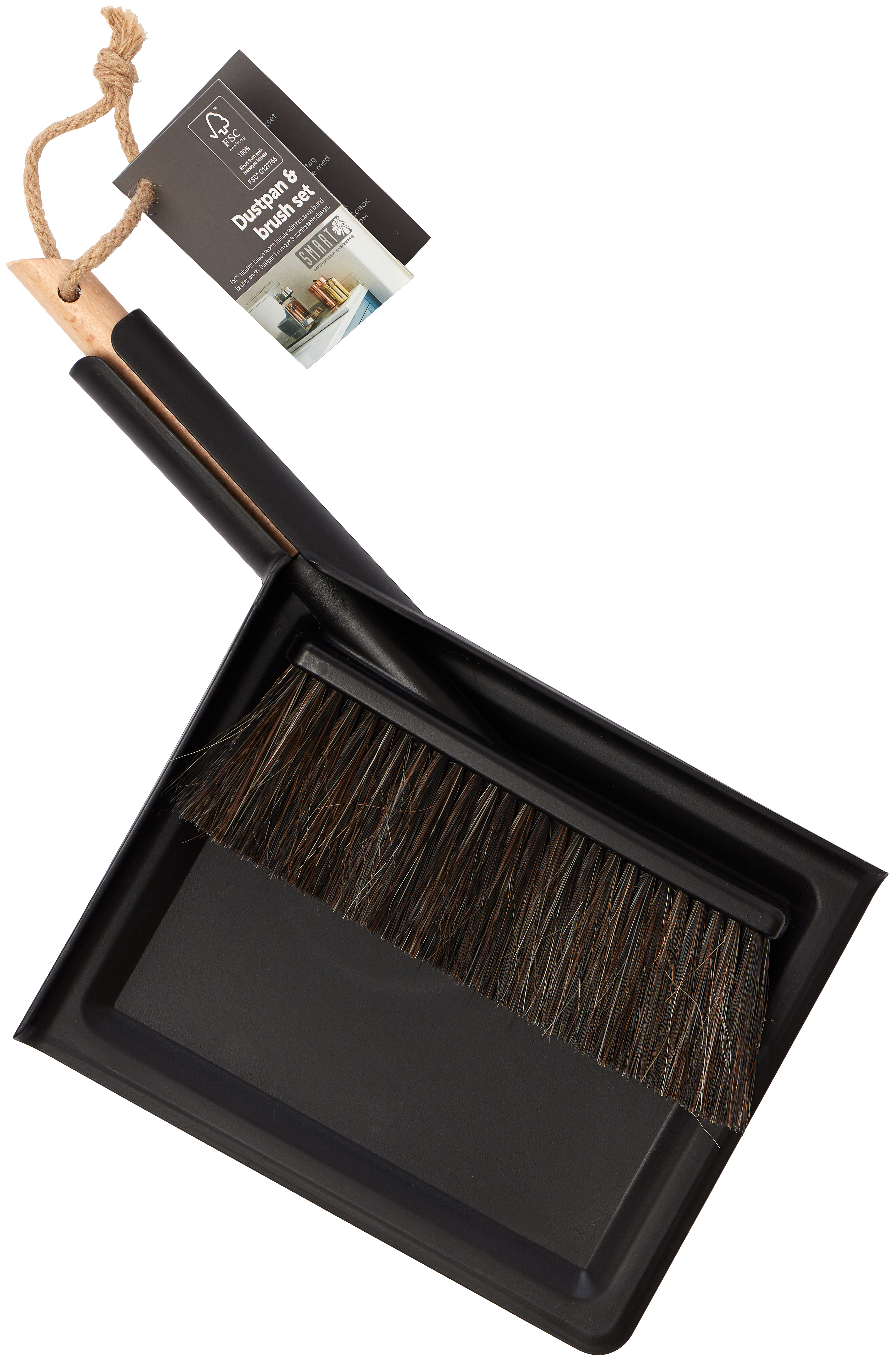 SMART Microfiber Dustpan and brush set